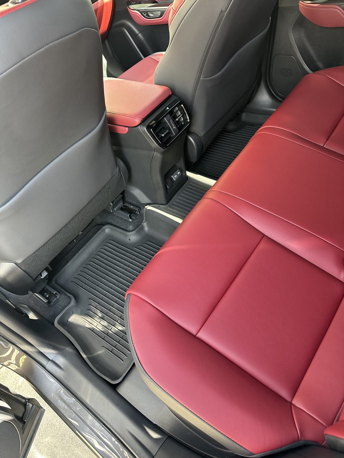 Lexus NX interior, alternate angle showing detail work