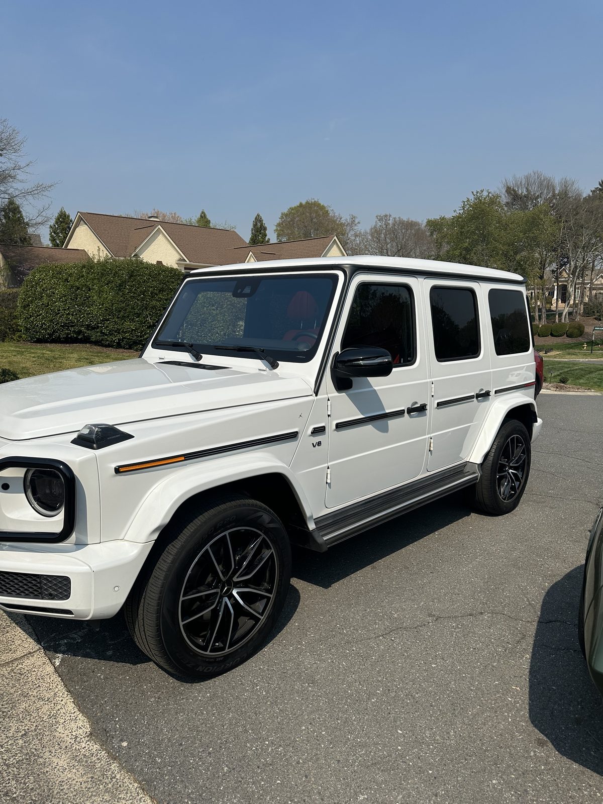 Mercedes-Benz G-Class side profile after ceramic coating