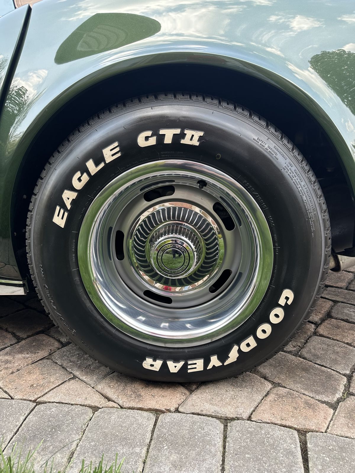 1973 Corvette Stingray rally wheel detail