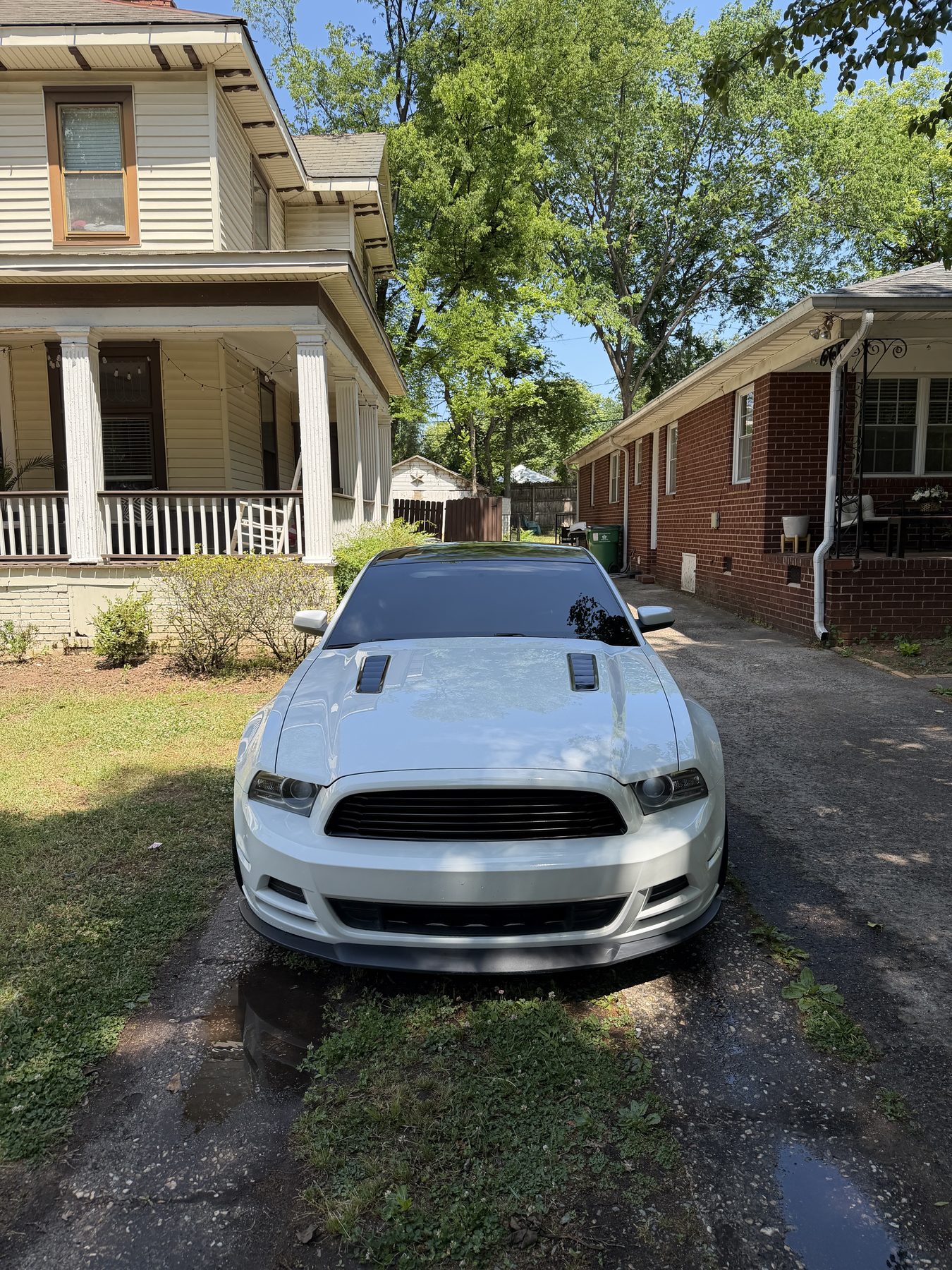 Vehicle parked on a Charlotte residential street